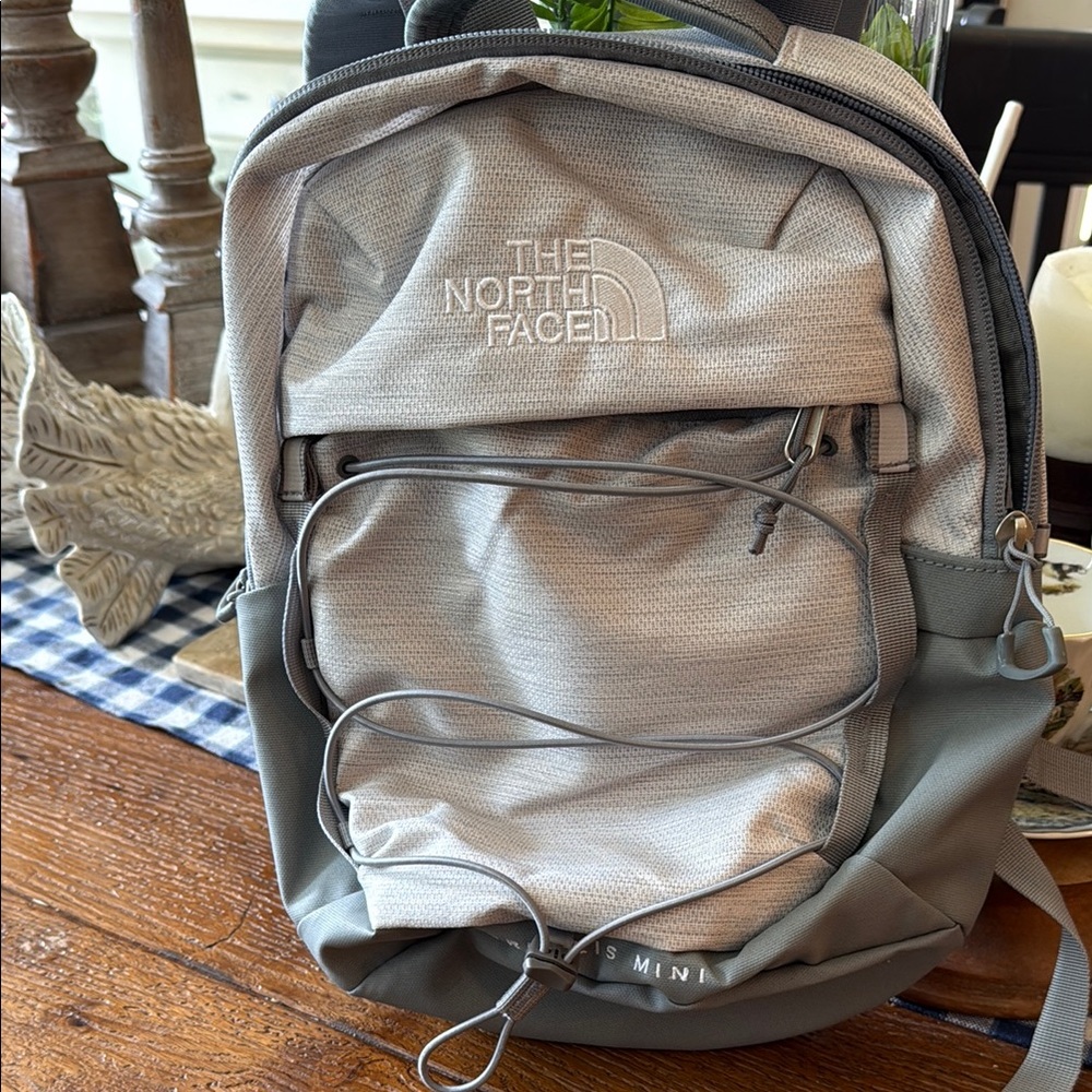 The North Face Gray Backpack with Durable Design